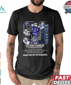 Steven Stamkos Tampa Bay Lightning 2008 2024 Thank You For The Memories T Shirt