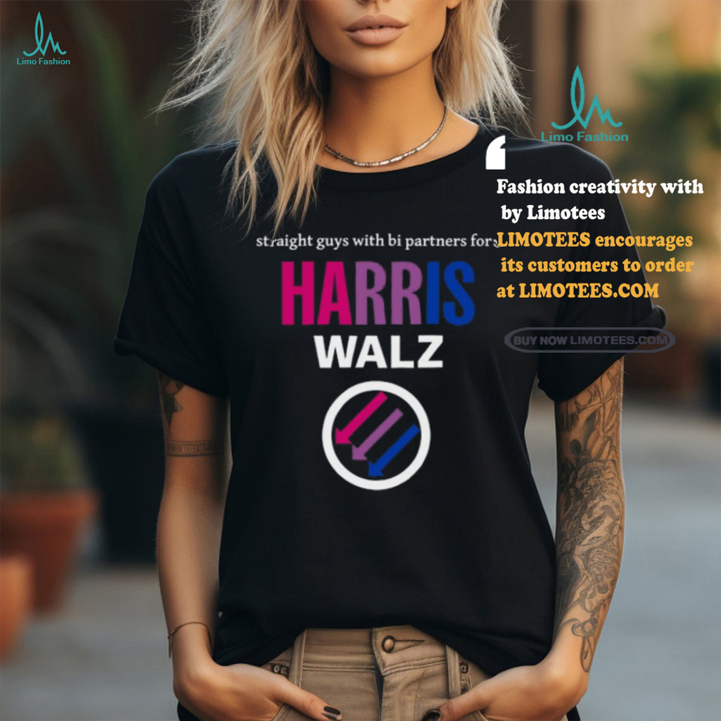 Straight Guys With Bi Partners For Harris Walz Shirt Straight Guys With Bi Partners For Harris Walz Shirt