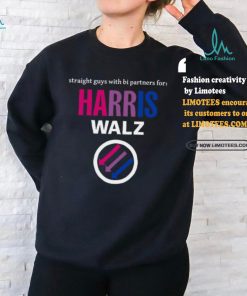 Straight Guys With Bi Partners For Harris Walz Shirt