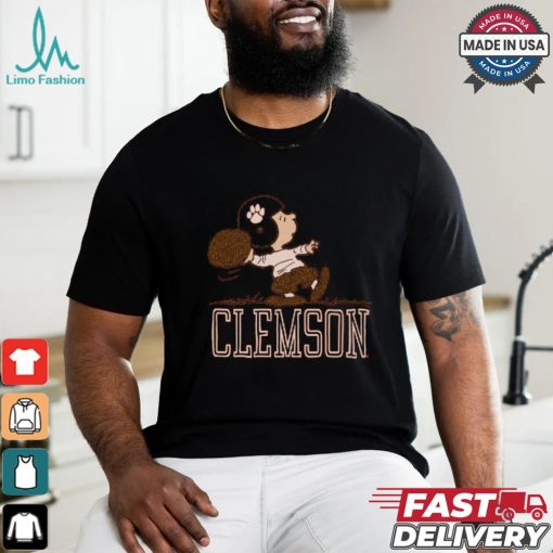 Streaker Sports Peanuts x Clemson Quarterback Tee shirt