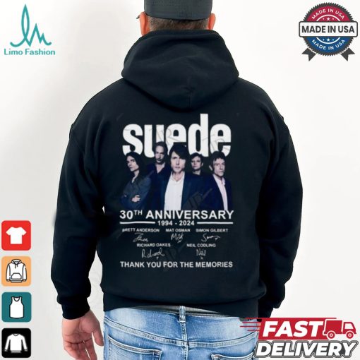 Suede 30th Anniversary 1994 2024 Thank You For The Memories T Shirt