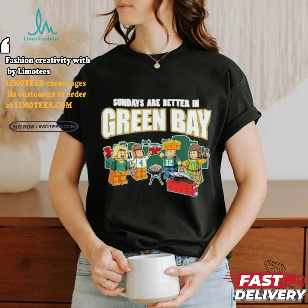 Sundays Are Better In Green Bay Gb Shirt Sundays Are Better In Green Bay Gb Shirt