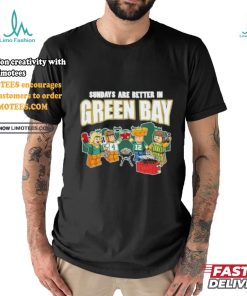 Sundays Are Better In Green Bay Gb Shirt, hoodie, sweater, long sleeve and tank top Sundays Are Better In Green Bay Gb Shirt