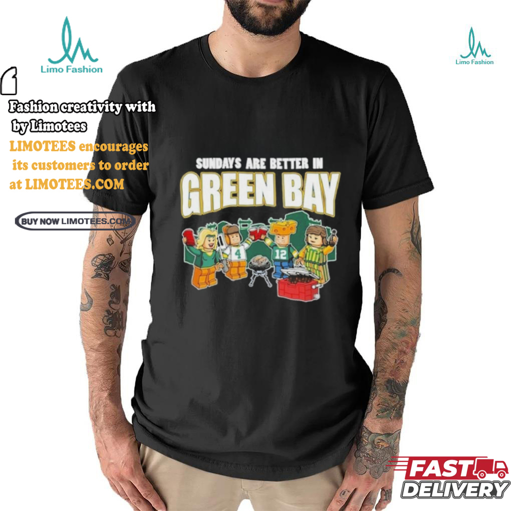 Sundays Are Better In Green Bay Gb Shirt Sundays Are Better In Green Bay Gb Shirt