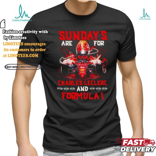 Sunday’s Are For Charles Leclerc and Formula 1 shirt