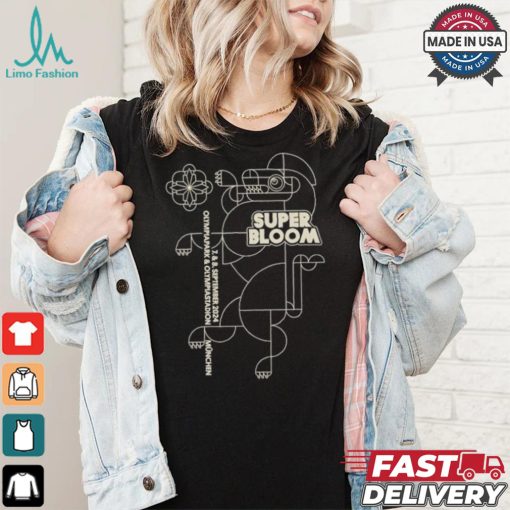 Superbloom Festival Superlion 7 & 8 September 2024 Olympiapark And Olympiastadion Munchen T shirt