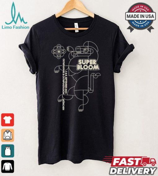 Superbloom Festival Superlion 7 & 8 September 2024 Olympiapark And Olympiastadion Munchen T shirt