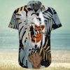 Flamingo Sunset Detroit Tigers Tropical Hawaiian Shirt