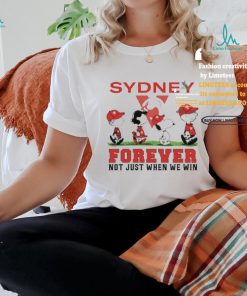 Sydney Snoopy Abbey Road Forever Not Just When We Win Shirt