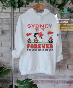 Sydney Snoopy Abbey Road Forever Not Just When We Win Shirt