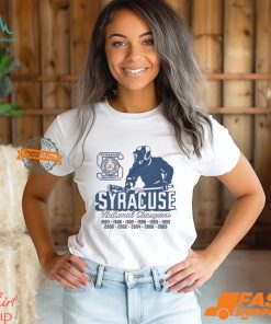 Syracuse University Vintage Lacrosse National Champions 1983 2009 Painting t shirt