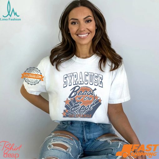 Syracuse Vintage Beast of the East Basketball Go Orange t shirt