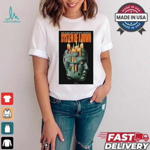 System Of A Down Sick New World Las Vegas April 27, 2024 Poster Shirt