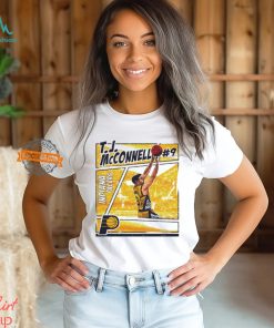 T.J. McConnell Indiana Pacers Comic Basketball shirt