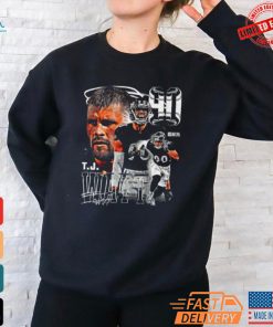T.J. Watt Pittsburgh Steelers 90 Vintage Grunge Signature Shirt