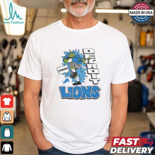 TMNT Leonardo x Detroit Lions Shirt