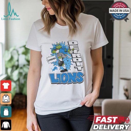 TMNT Leonardo x Detroit Lions Shirt