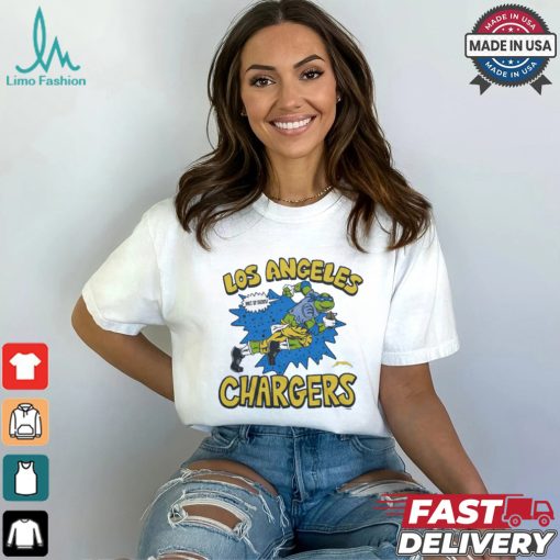 TMNT Leonardo x Los Angeles Chargers Shirt