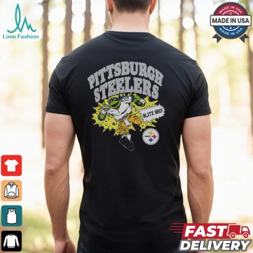 TMNT Leonardo x Pittsburgh Steelers Shirt