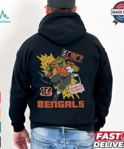 TMNT Michelangelo x Cincinnati Bengals Shirt