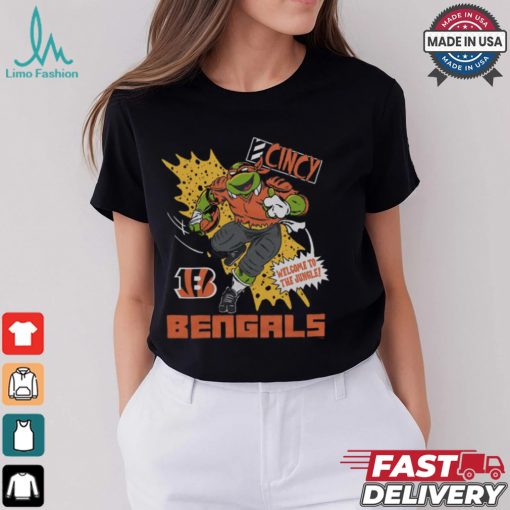 TMNT Michelangelo x Cincinnati Bengals Shirt