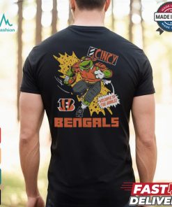 TMNT Michelangelo x Cincinnati Bengals Shirt