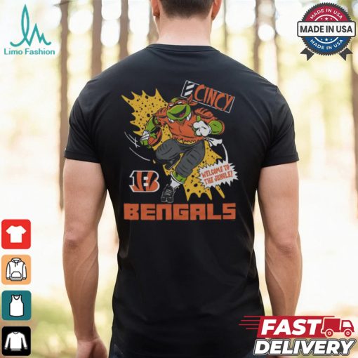 TMNT Michelangelo x Cincinnati Bengals Shirt