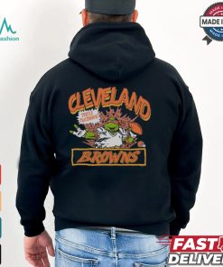 TMNT Michelangelo x Cleveland Browns Shirt