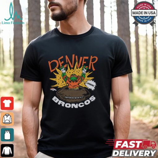 TMNT Michelangelo x Denver Broncos Shirt