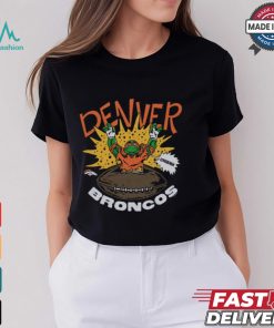 TMNT Michelangelo x Denver Broncos Shirt