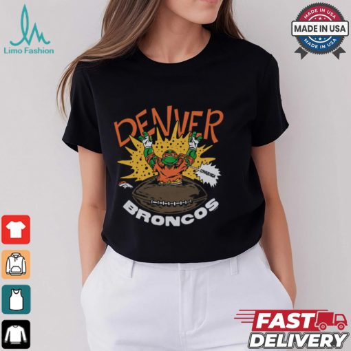 TMNT Michelangelo x Denver Broncos Shirt