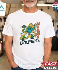 TMNT Michelangelo x Miami Dolphins Shirt