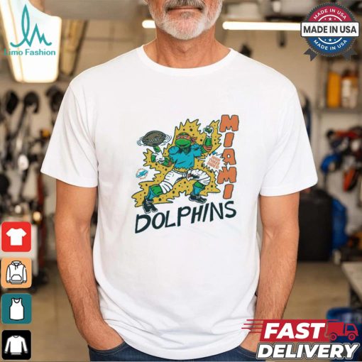 TMNT Michelangelo x Miami Dolphins Shirt