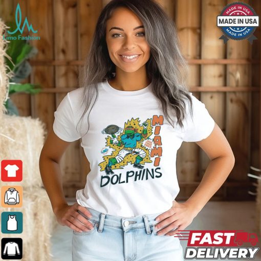 TMNT Michelangelo x Miami Dolphins Shirt