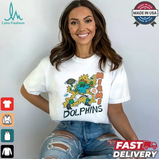 TMNT Michelangelo x Miami Dolphins Shirt