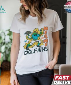 TMNT Michelangelo x Miami Dolphins Shirt