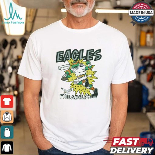 TMNT Michelangelo x Philadelphia Eagles Shirt