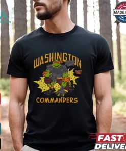 TMNT Michelangelo x Washington Commanders Shirt