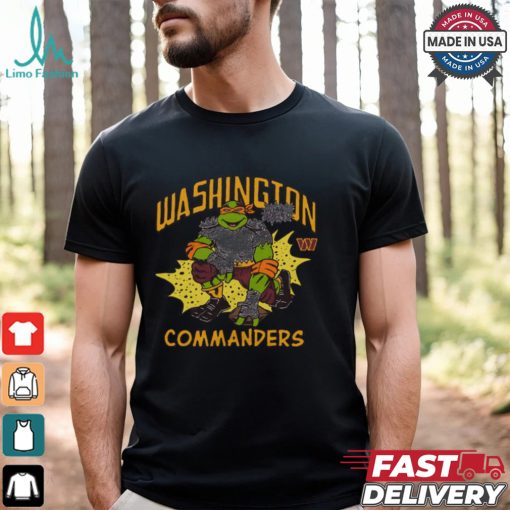 TMNT Michelangelo x Washington Commanders Shirt