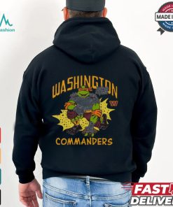 TMNT Michelangelo x Washington Commanders Shirt