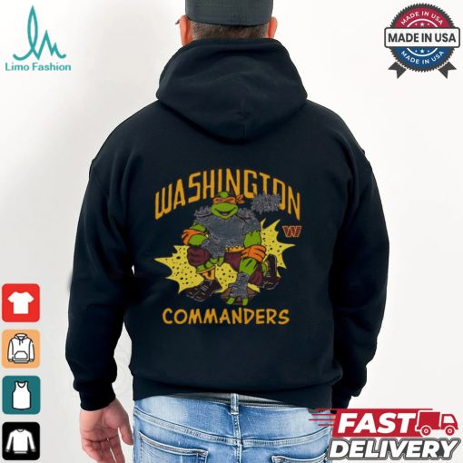 TMNT Michelangelo x Washington Commanders Shirt