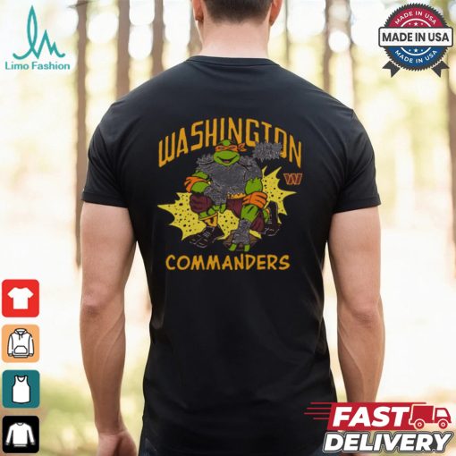 TMNT Michelangelo x Washington Commanders Shirt