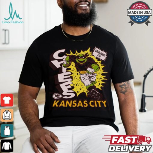 TMNT Raphael x Kansas City Chiefs shirt