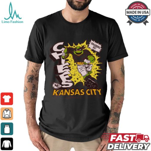 TMNT Raphael x Kansas City Chiefs shirt