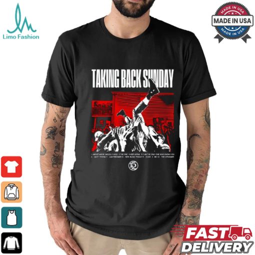 Taking Back Sunday House Show August 2024 shirt