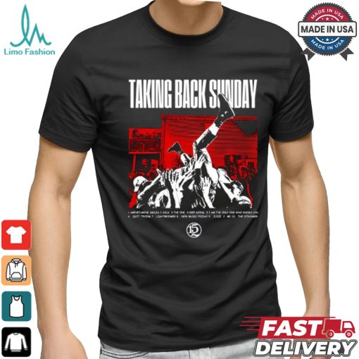 Taking Back Sunday House Show August 2024 shirt