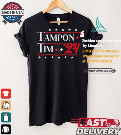 Tampon Tim 2024 Vice President Tim Walz T Shirt