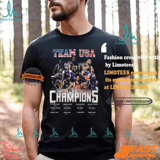 Team USA Paris 2024 Champions T Shirt