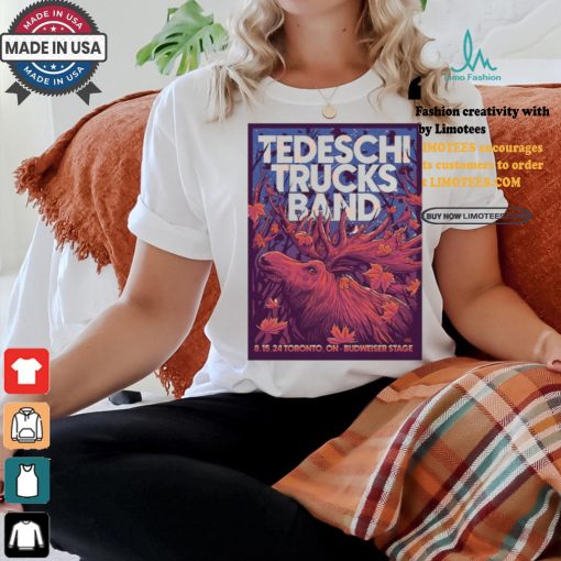 Tedeschi Trucks Band In Toronto, ON On August 15 2024 Tour Poster Shirt