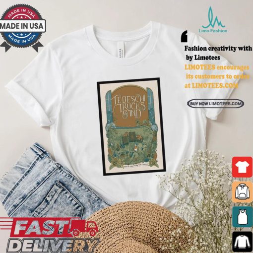 Tedeschi trucks band artpark mainstage theater lewiston ny august 20 2024 poster event shirt